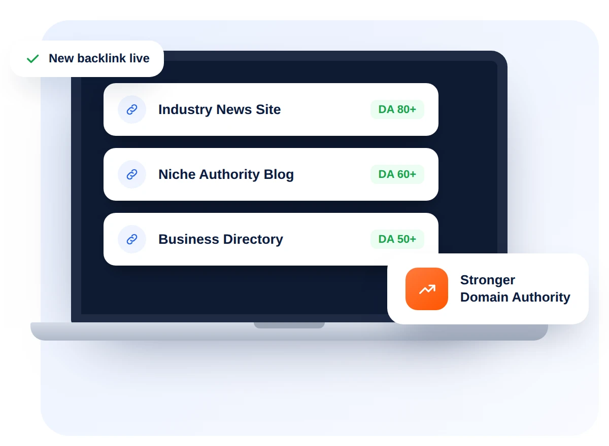 What is off-page SEO: backlinks from high-authority websites building stronger domain authority
